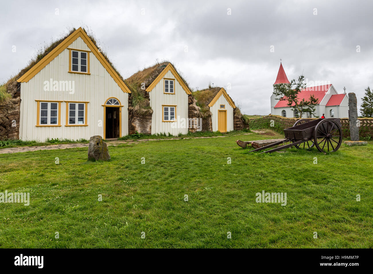 Glaumbaer, Iceland, museum, Farm, exhibition, Skagafjordur folk museum, turf house, rural life