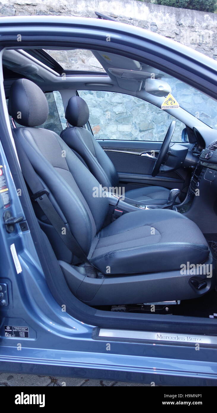 Luxury Car Interior Design Leather Seats Electric Control
