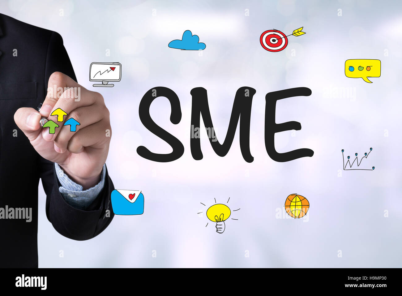 Medium sized business owner hi-res stock photography and images - Alamy