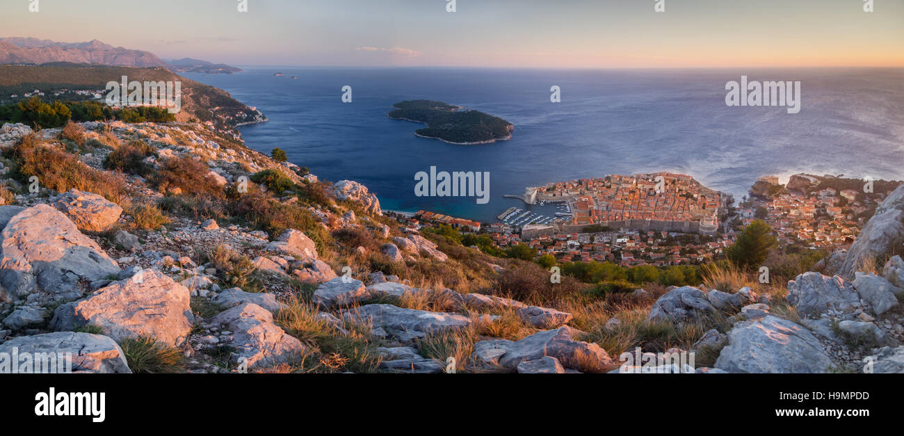 Dubrovnik panorama Stock Photo