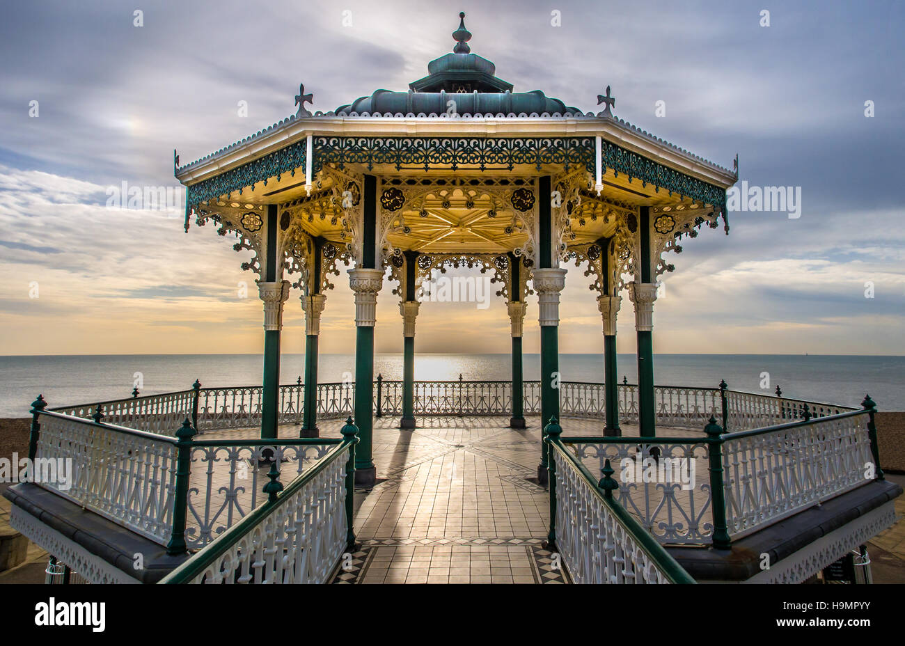 Brighton Bandstand Stock Photo