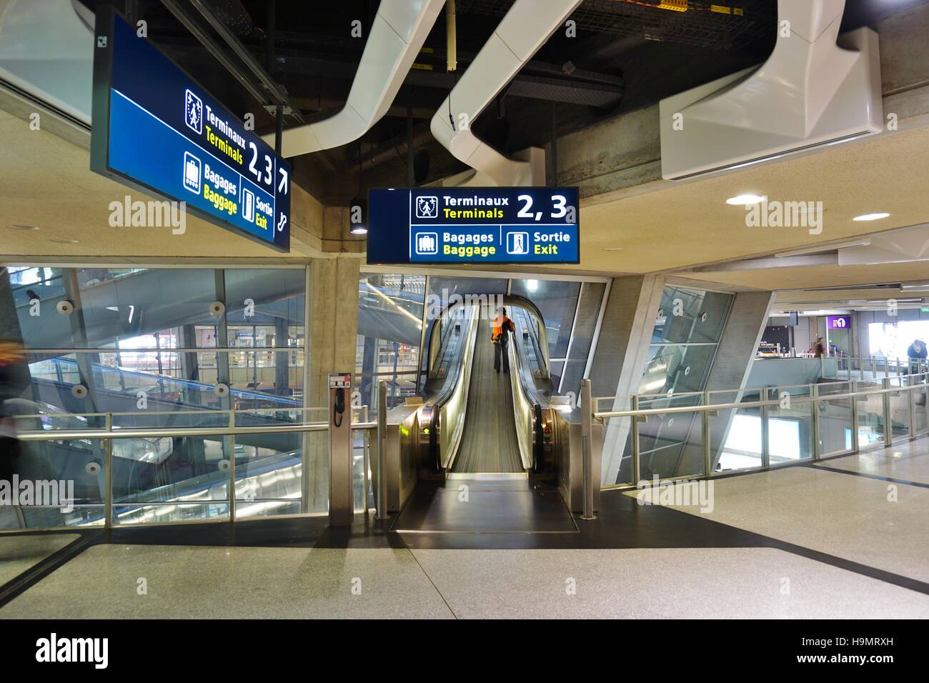 The Terminal 1 at the Roissy Charles de Gaulle International Airport (CDG)  near Paris, France Stock Photo - Alamy