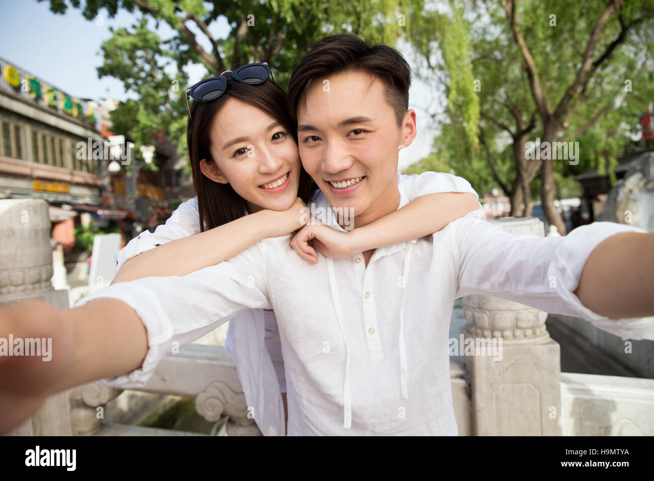 China beijing young chinese couple hi-res stock photography and images ...