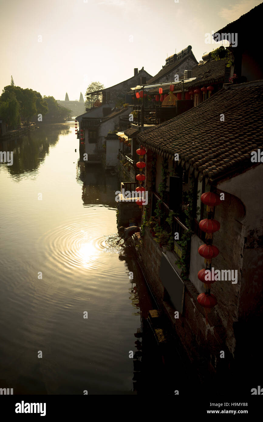 Xitang ancient town,Jiaxing City,Zhejiang province,China Stock Photo Alamy