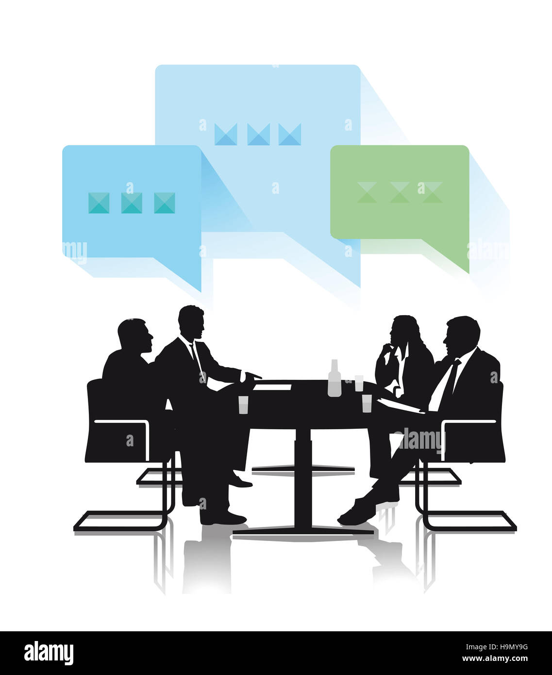 discussion counseling groups Stock Photo