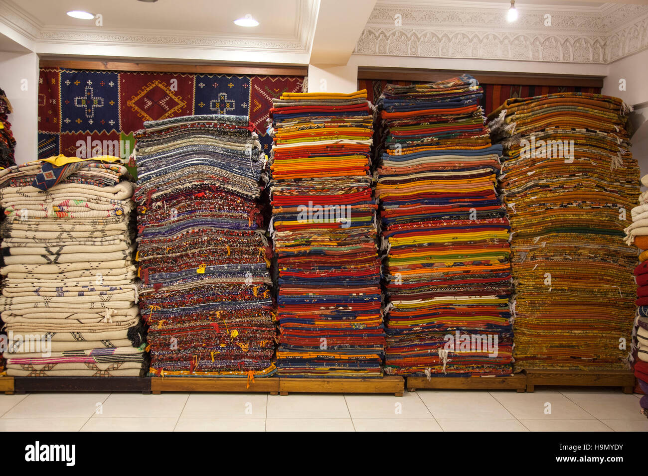 Moroccan carpet shop hires stock photography and images Alamy