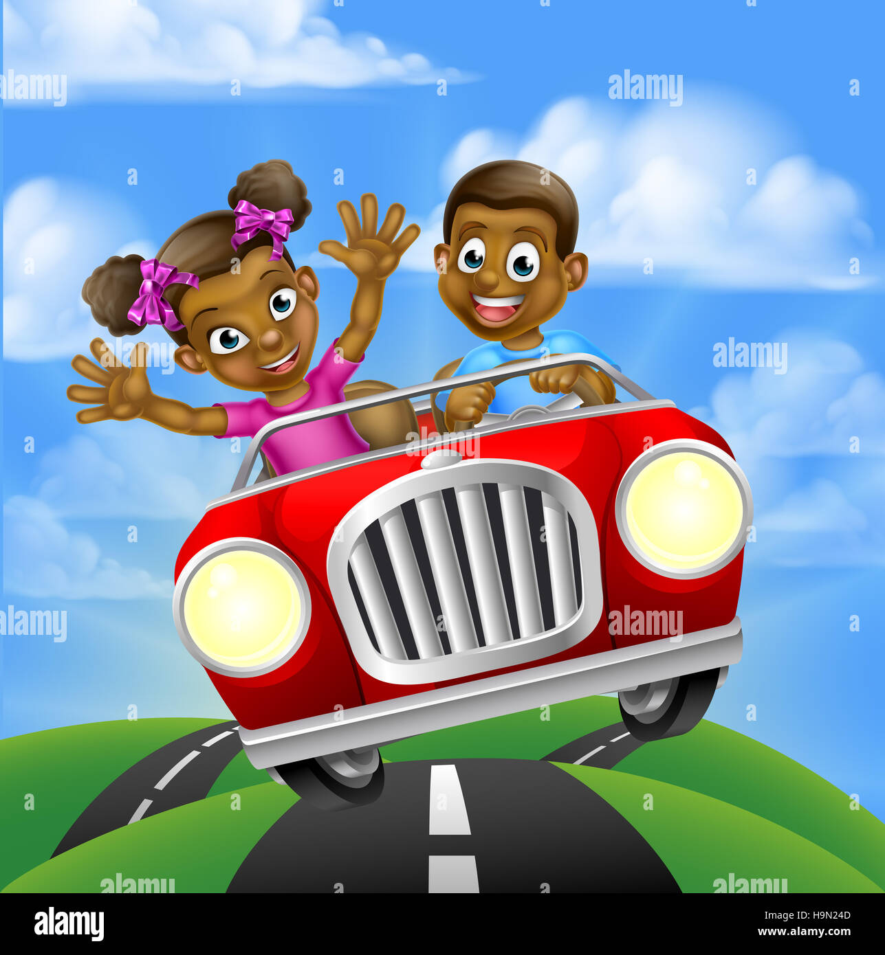 Driving A Car Cartoon Images – Browse 119,556 Stock Photos
