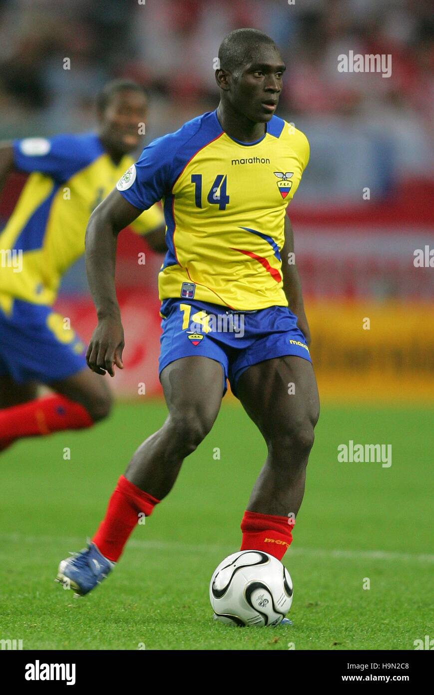 SEGUNDO CASTILLO POLAND V ECUADOR WORLD CUP GELSENKIRCHEN GERMANY 09 June 2006 Stock Photo