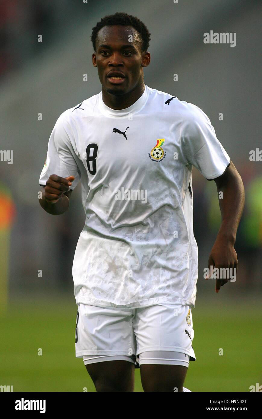 Michael Essien Ghana Chelsea Fc World Cup Hannover Germany 12 June 2006 Stock Photo Alamy