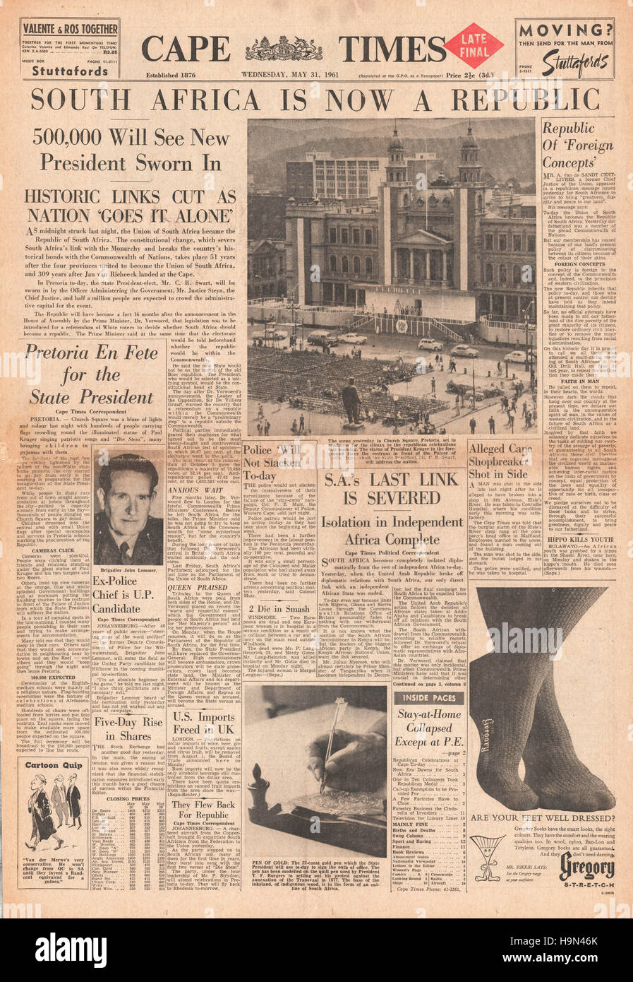 South africa commonwealth 1961 hires stock photography and images Alamy