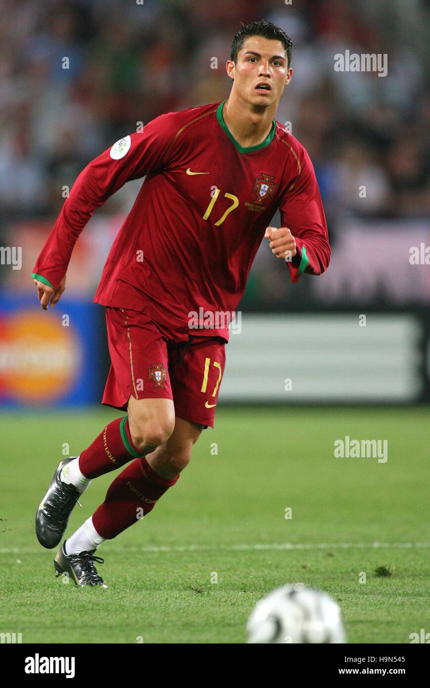 CRISTIANO RONALDO PORTUGAL & MANCHESTER UNITED WORLD CUP COLOGNE GERMANY 11 June 2006 Stock Photo