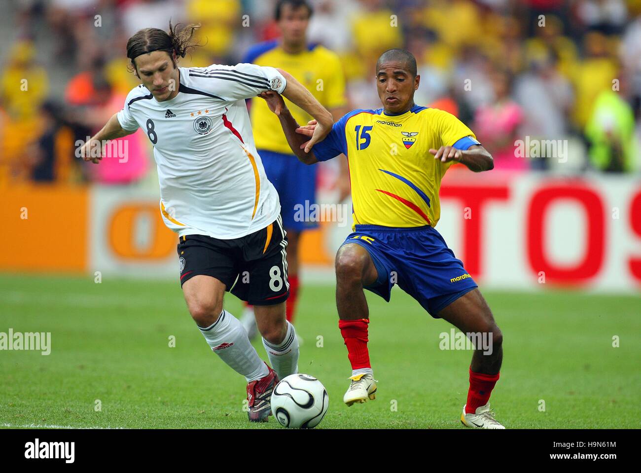 TORSTEN FRINGS & MARLON AYOVI ECUADOR V GERMANY BERLIN  Germany 20 June 2006 Stock Photo