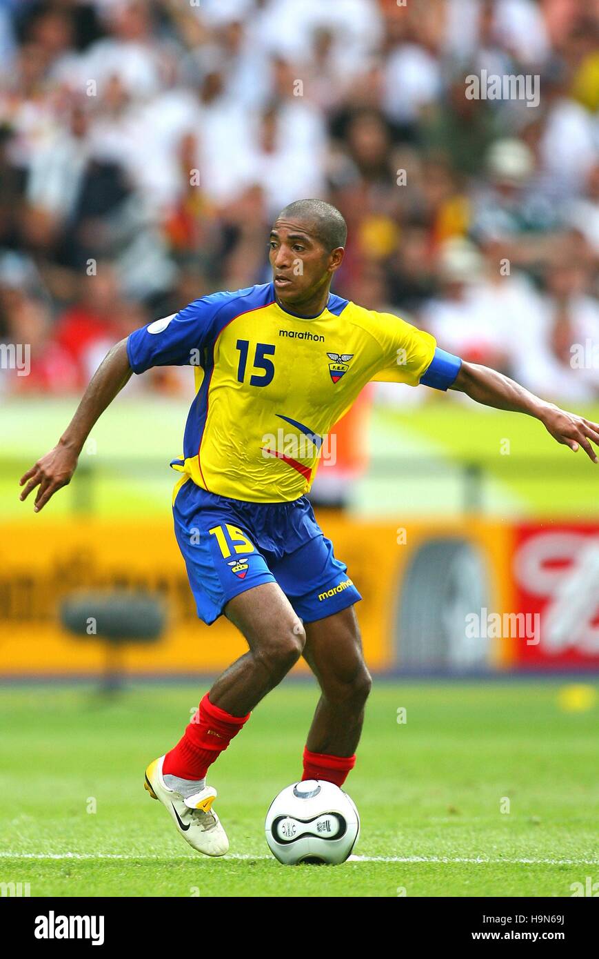 MARLON AYOVI ECUADOR & DEPORTIVO QUITO WORLD CUP BERLIN GERMANY 20 June 2006 Stock Photo