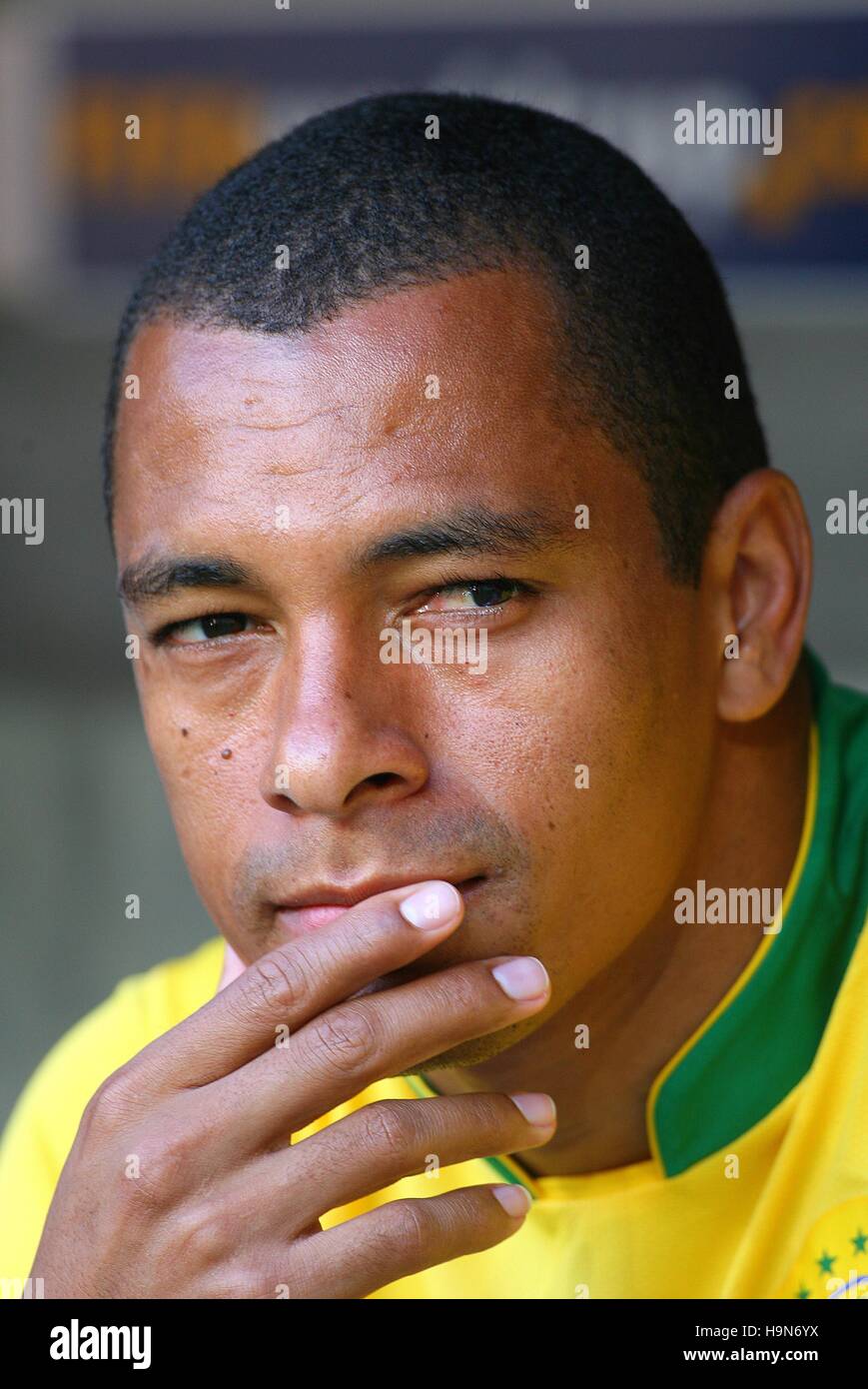 GILBERTO SILVA BRAZIL & ARSENAL FC WORLD CUP MUNICH GERMANY 18 June