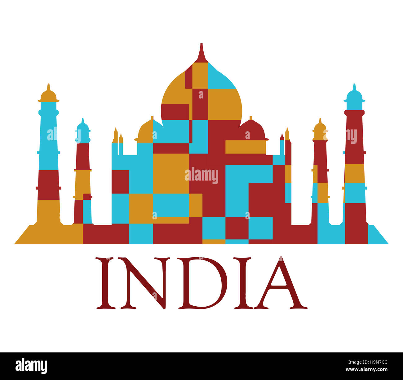 Taj Mahal Cut Out Stock Images & Pictures - Alamy