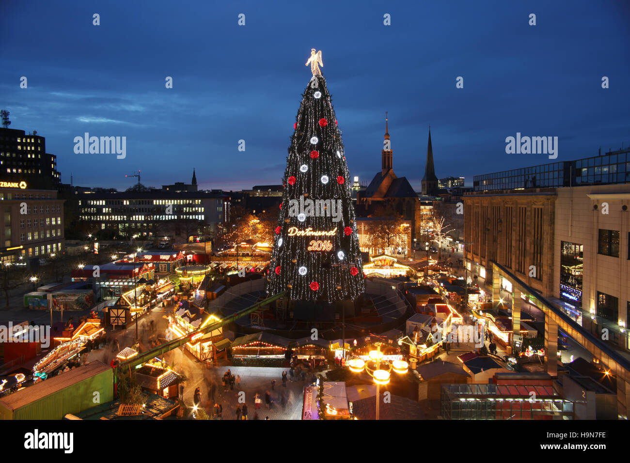 Highest christmas tree in europe
