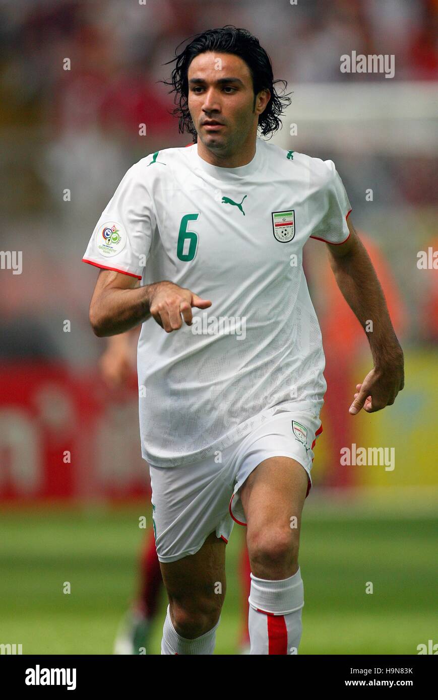 JAVAD NEKOUNAM IRAN & SHARJAH/UAE WORLD CUP FRANKFURT GERMANY 17 June 2006 Stock Photo