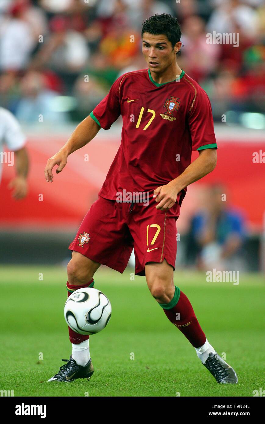 CRISTIANO RONALDO PORTUGAL & MANCHESTER UNITED WORLD CUP FRANKFURT GERMANY 17 June 2006 Stock Photo