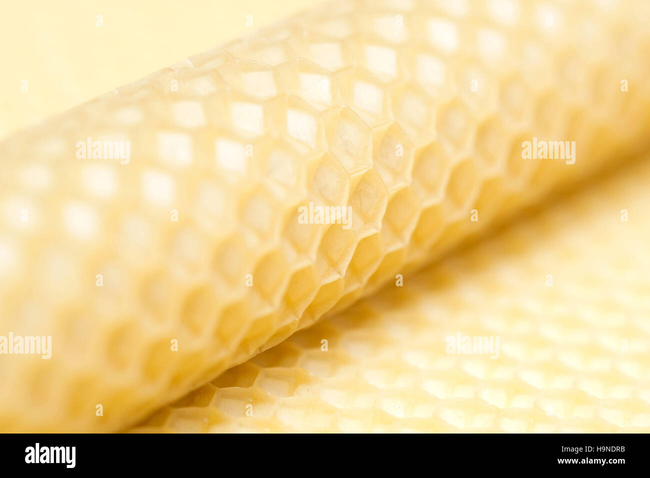 making beeswax candles Stock Photo Alamy