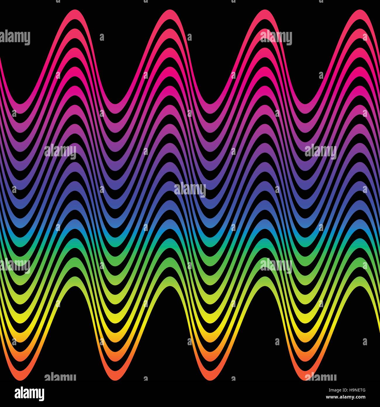 Vector illustration of a seamless pattern wave Stock Vector Image & Art ...
