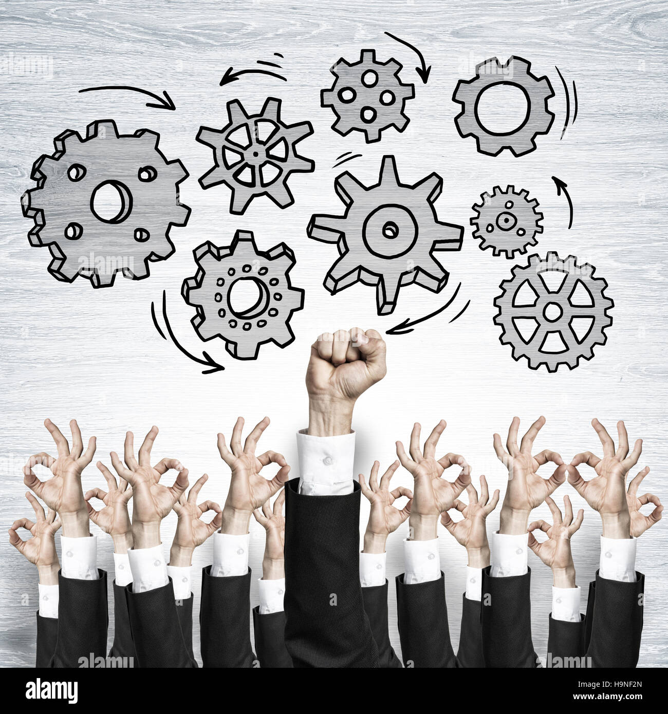 Business and teamwork concept Stock Photo - Alamy