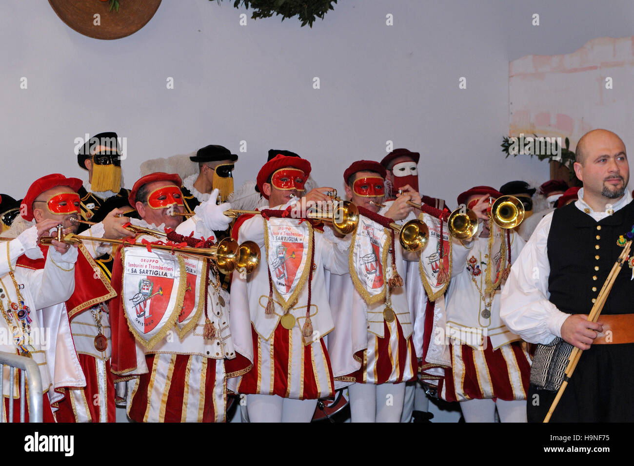 Sardinia. Oristano. Sa Sartiglia feast, Sardinian carnival Stock Photo