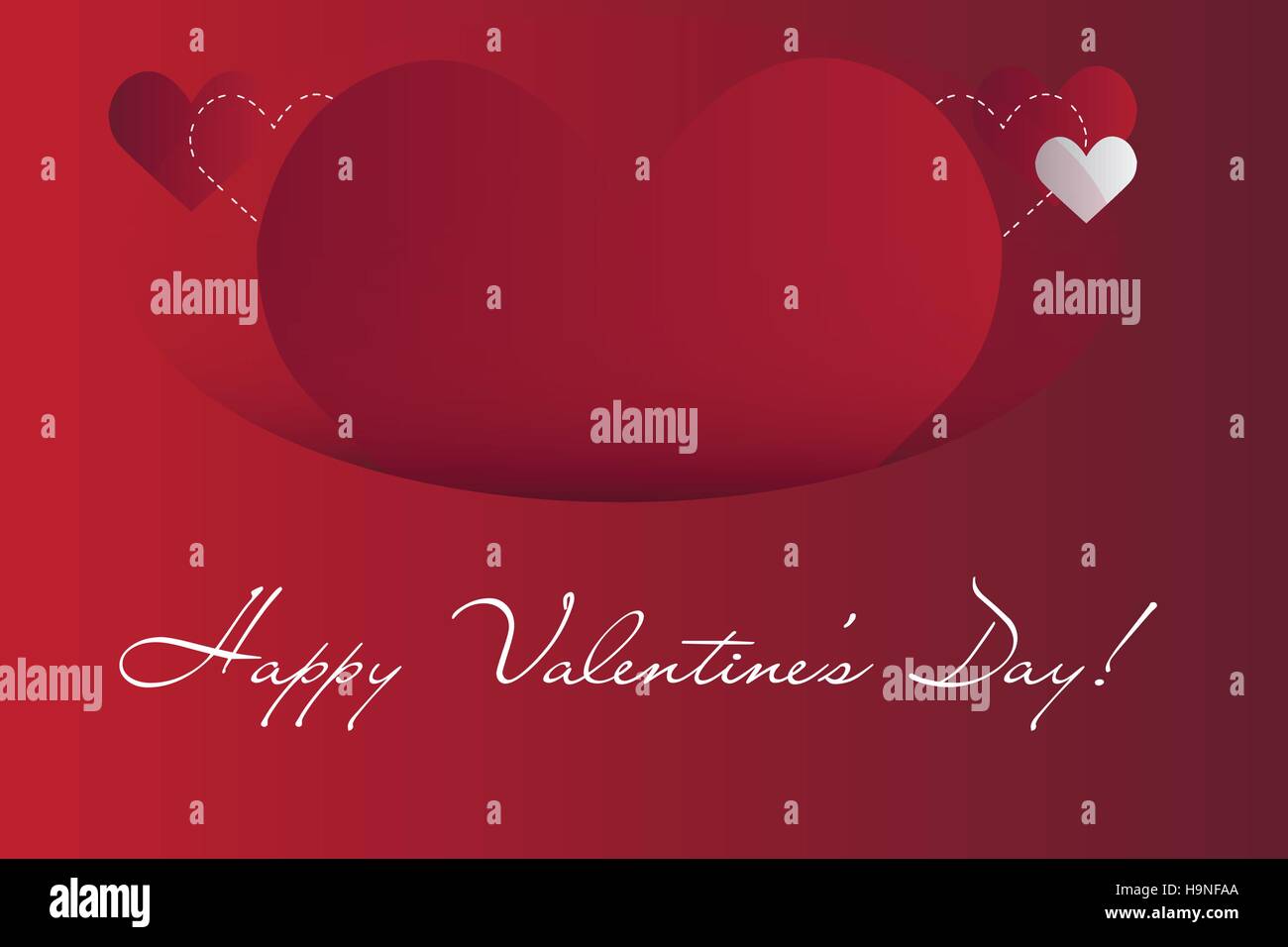 Valentine's day Abstract background with bright vector design elements ...