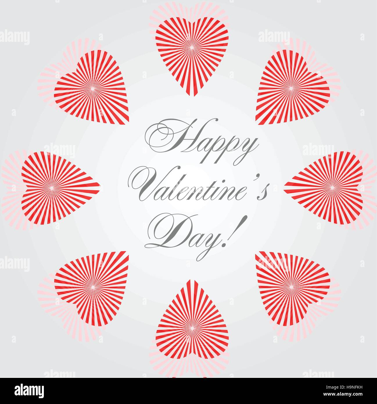 vector hearts - card for wedding and valentine design Stock Vector ...
