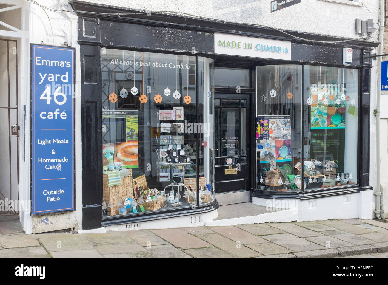 'Made in Cumbria' shop selling locally-produced goods in Kendal town centre Stock Photo