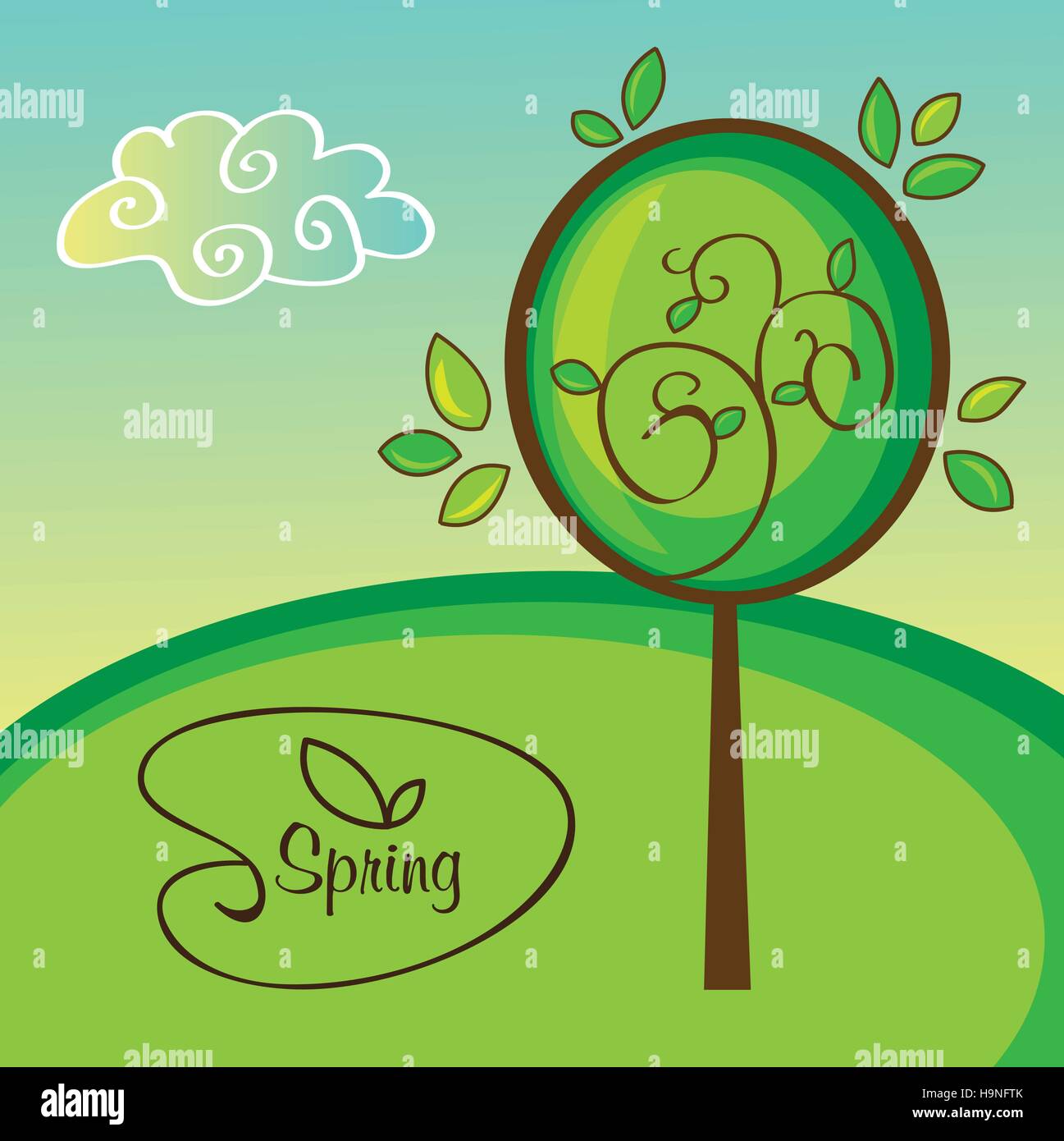 Lush shadow Stock Vector Images - Alamy