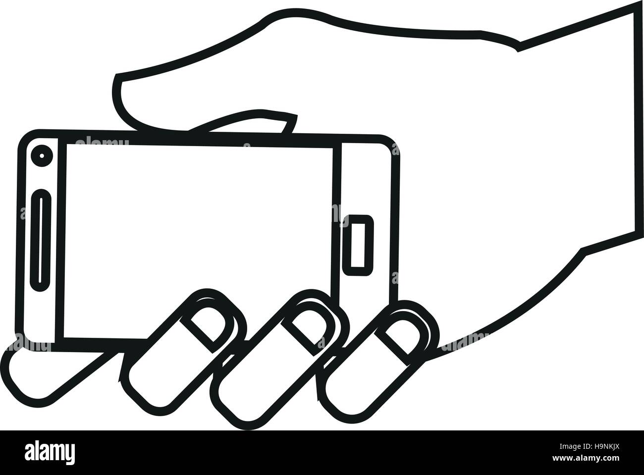 Isolated smartphone device design Stock Vector Image & Art - Alamy
