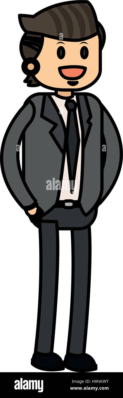 Isolated businessman design Stock Vector Image & Art - Alamy