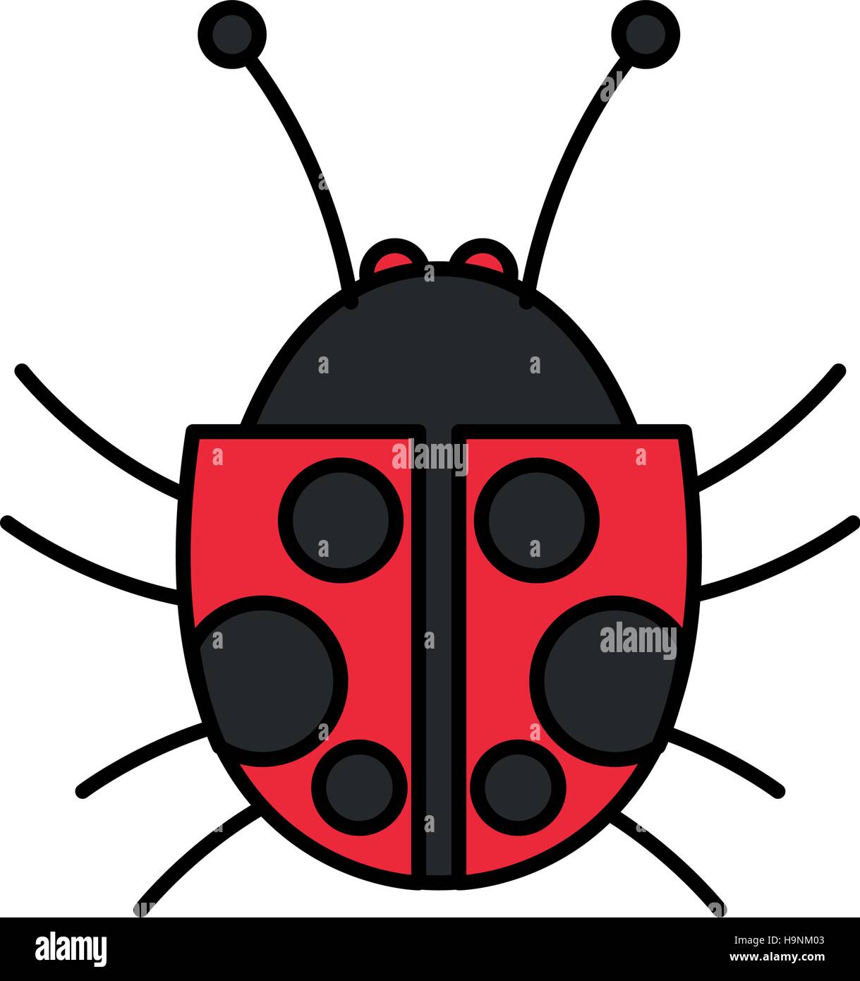 Isolated bug design Stock Vector Image & Art - Alamy
