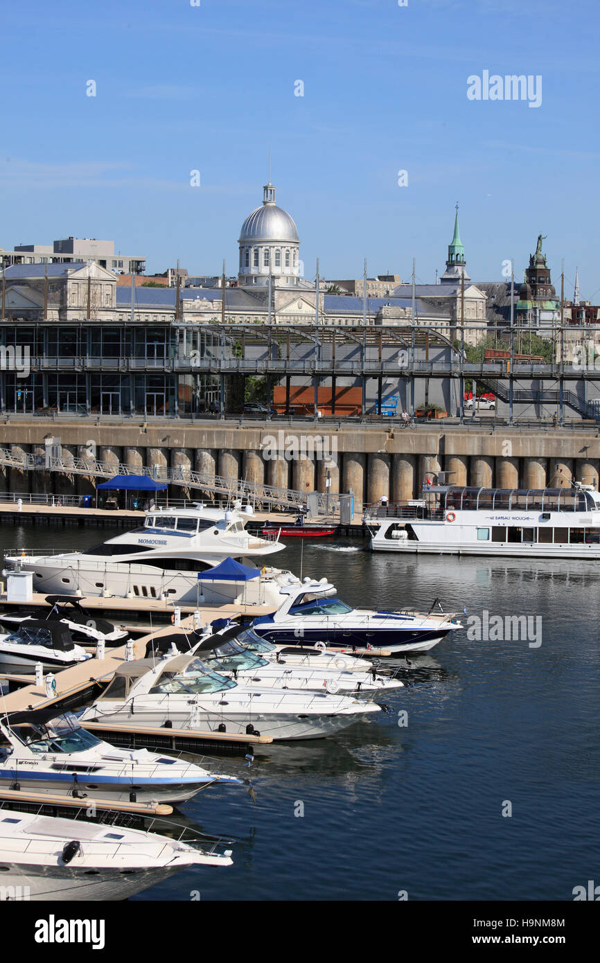 Canada, Quebec, Montreal, Vieux Port Stock Photo Alamy
