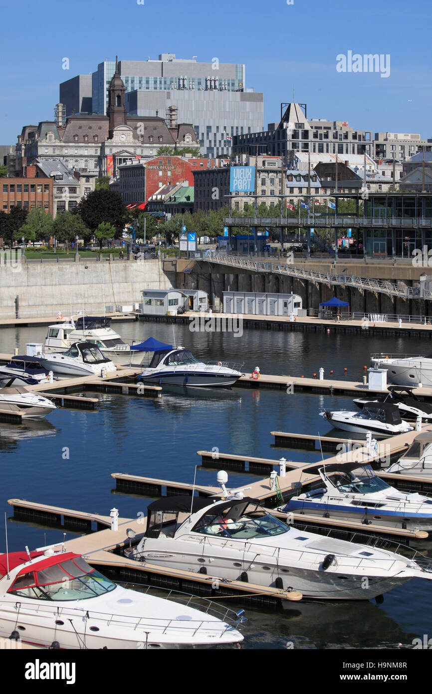 Canada, Quebec, Montreal, Vieux Port Stock Photo Alamy