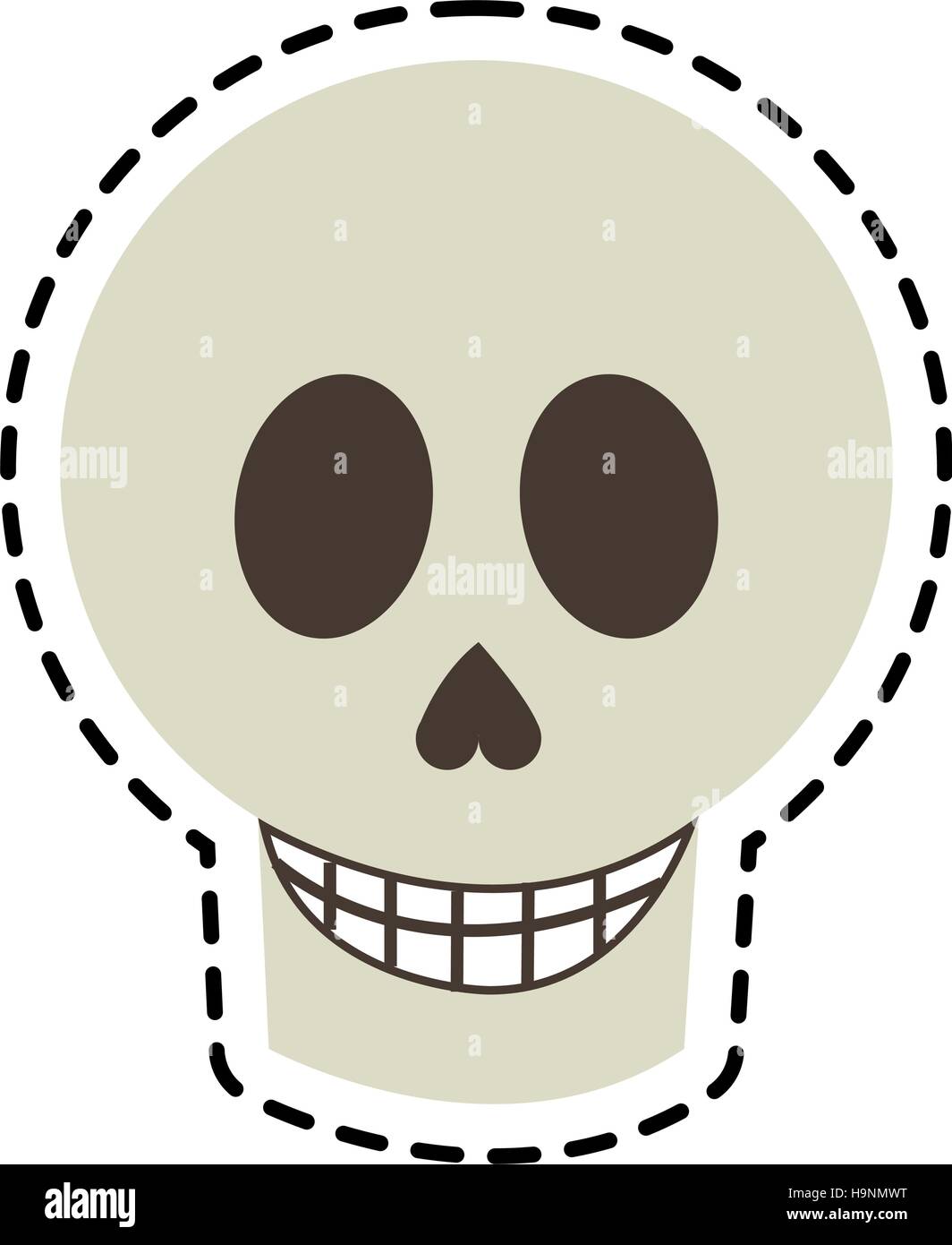 Isolated mexican skull design Stock Vector Image & Art - Alamy