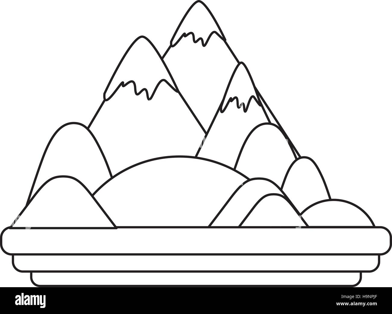 Isolated mountain design Stock Vector Image & Art - Alamy