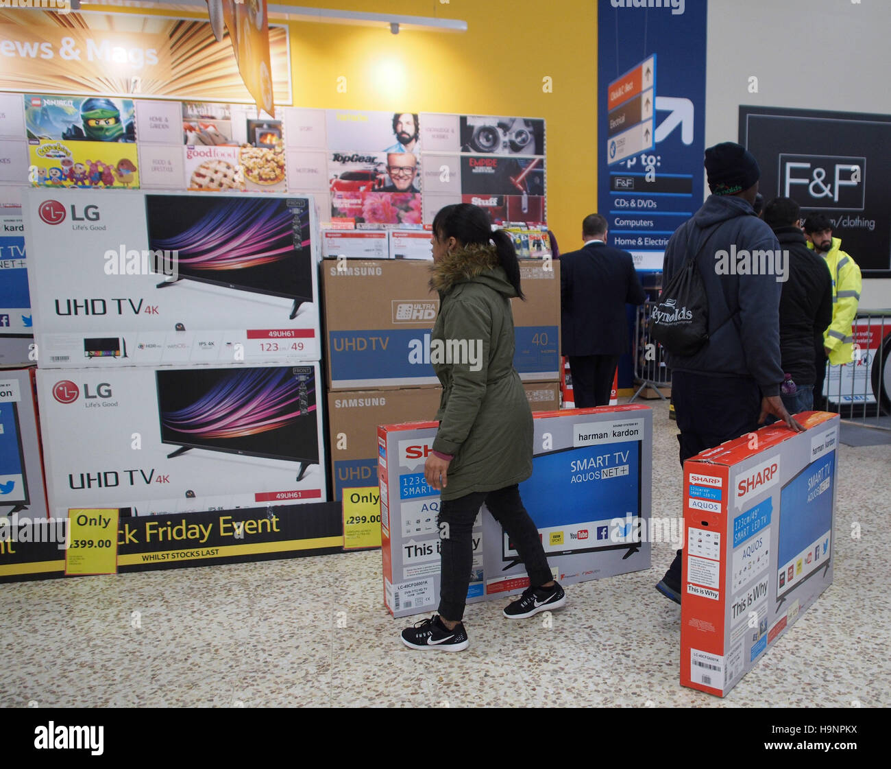 At a tesco extra store in ponders end hires stock photography and