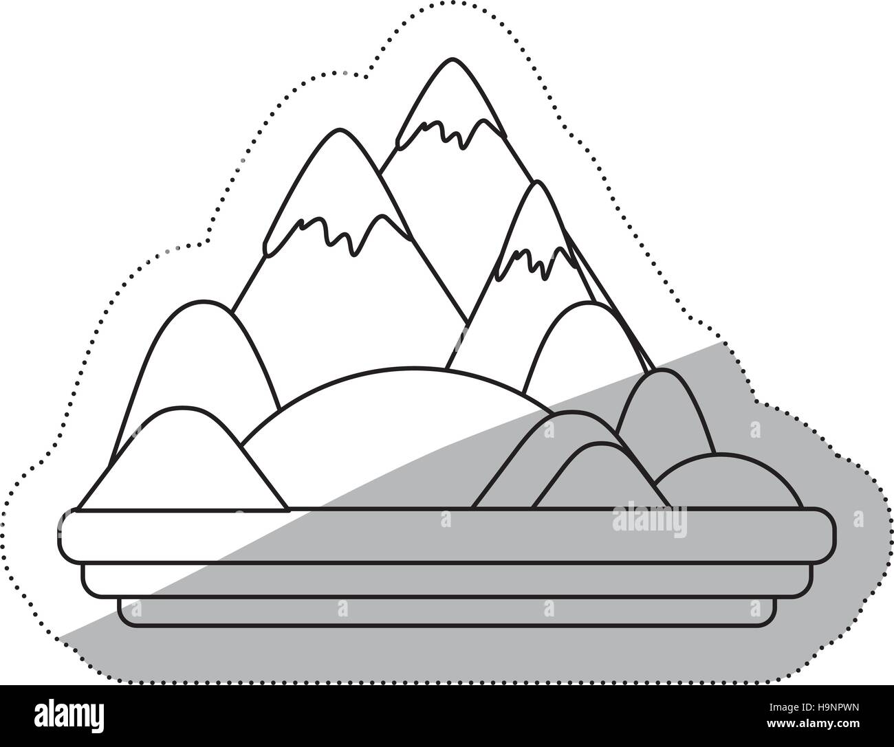 Isolated mountain design Stock Vector Image & Art - Alamy