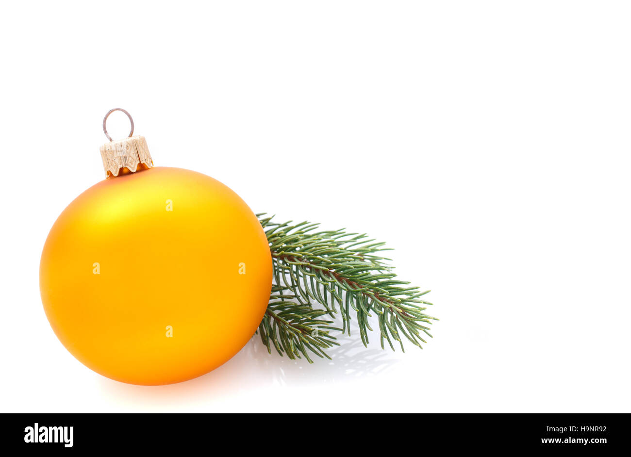 Christmas decoration isolated , place for text Stock Photo