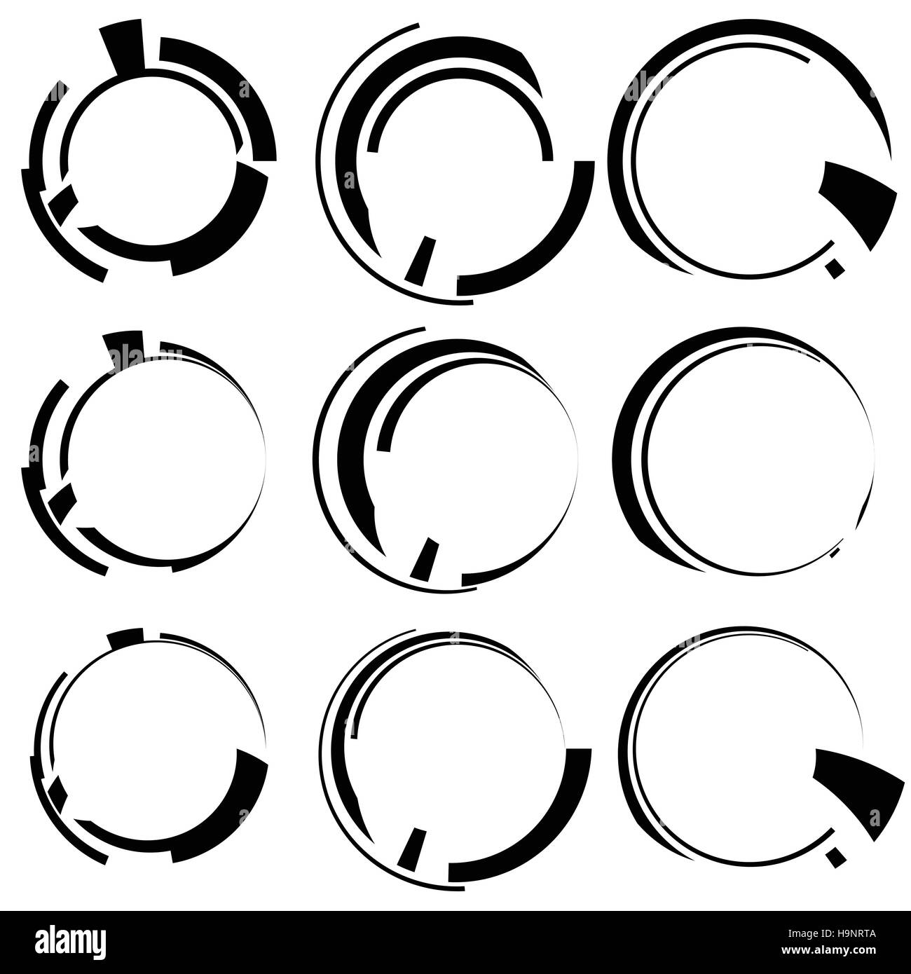 Circular divider Stock Vector Images Alamy