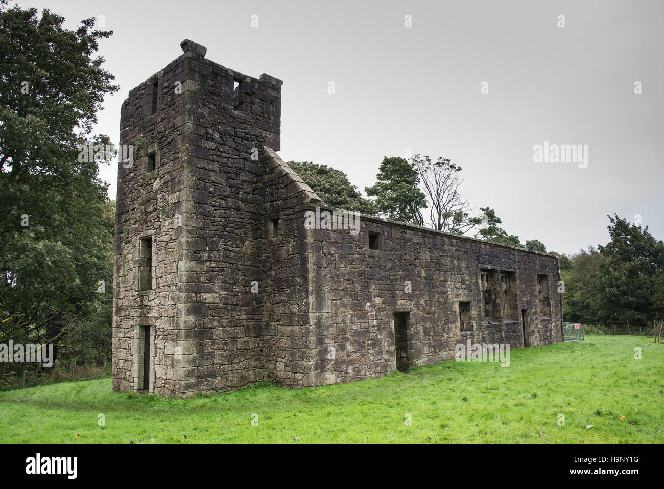 Castle Semple Colligiate Chaple Lochwinnoch Stock Photo