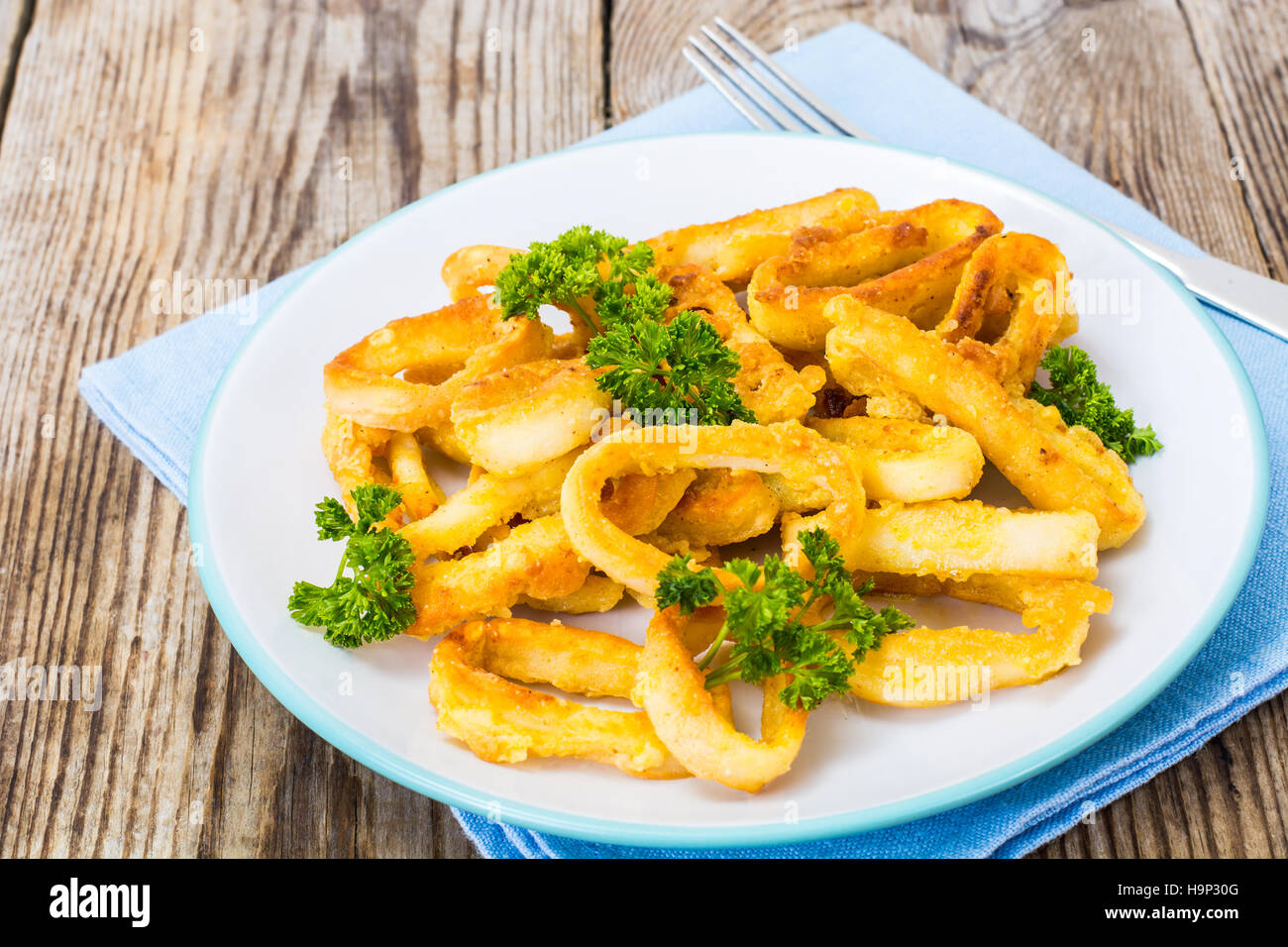 Deep fried octopus rings hires stock photography and images Alamy