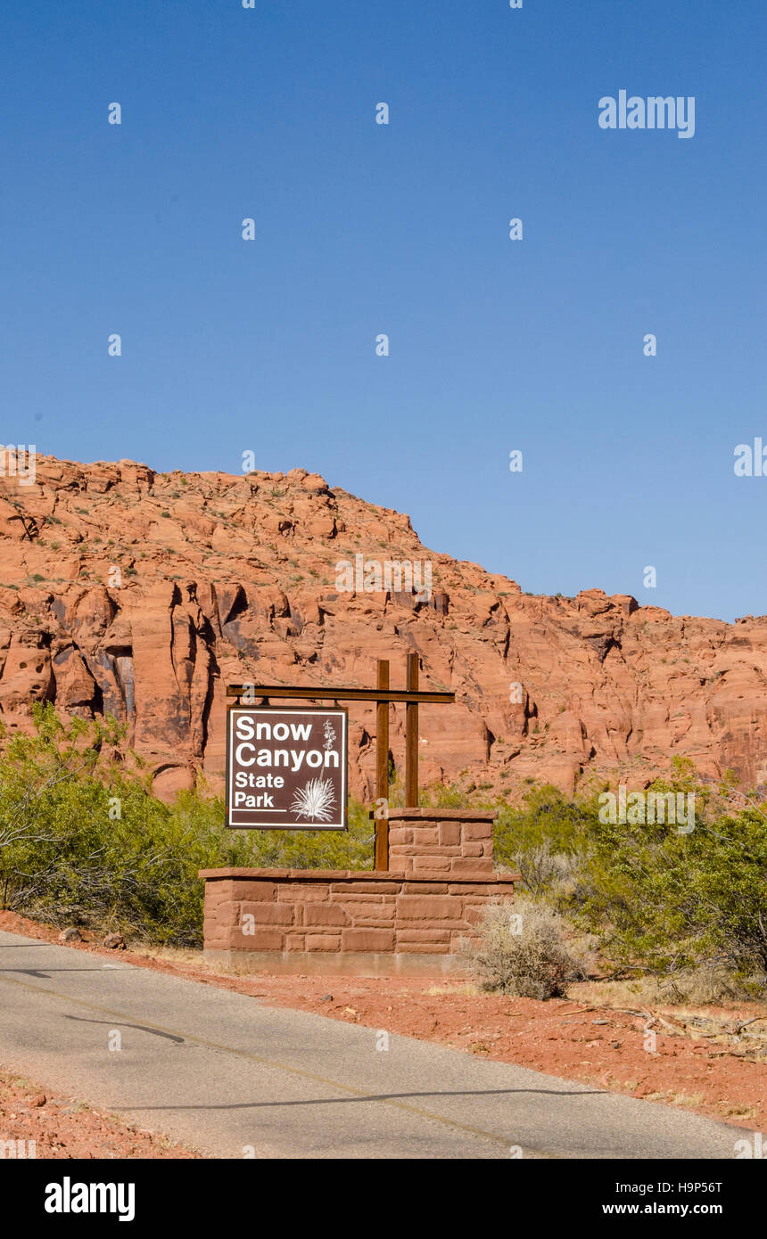 Snow Canyon State Park, St George, Utah, USA Stock Photo - Alamy