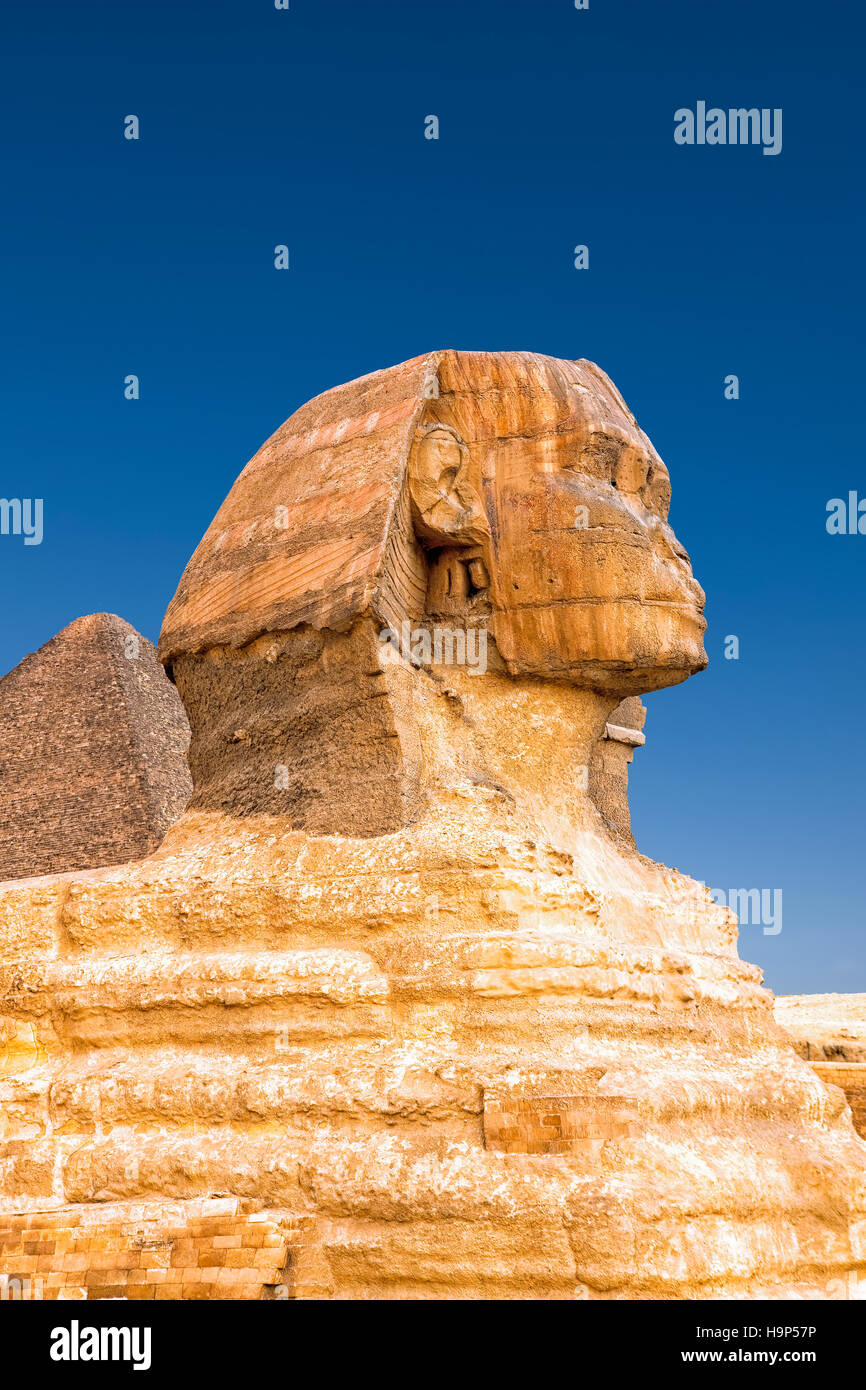 Sphinx of Giza, Cairo, Egypt Stock Photo