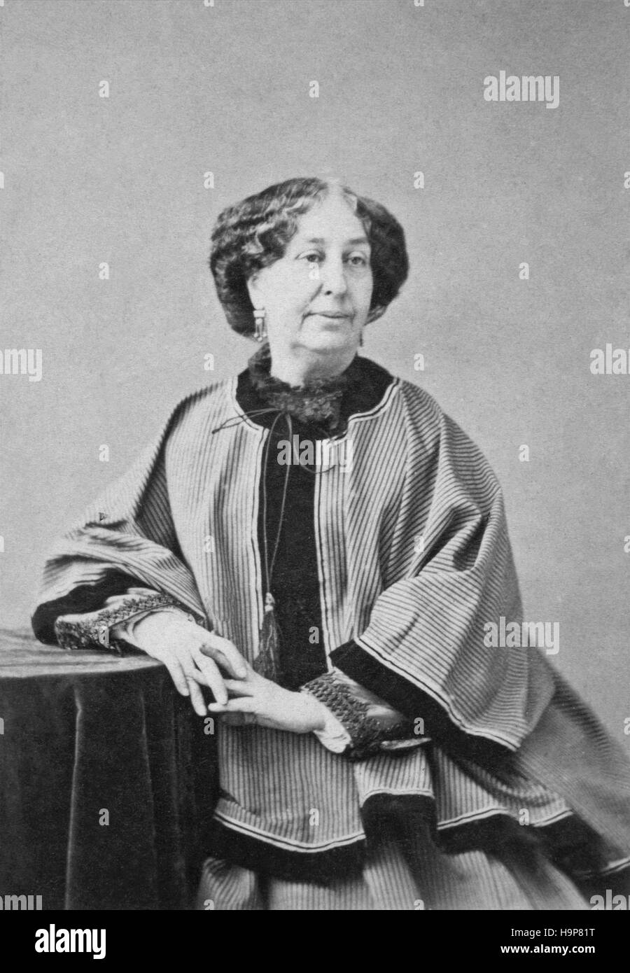 Portrait of the writer George Sand Stock Photo