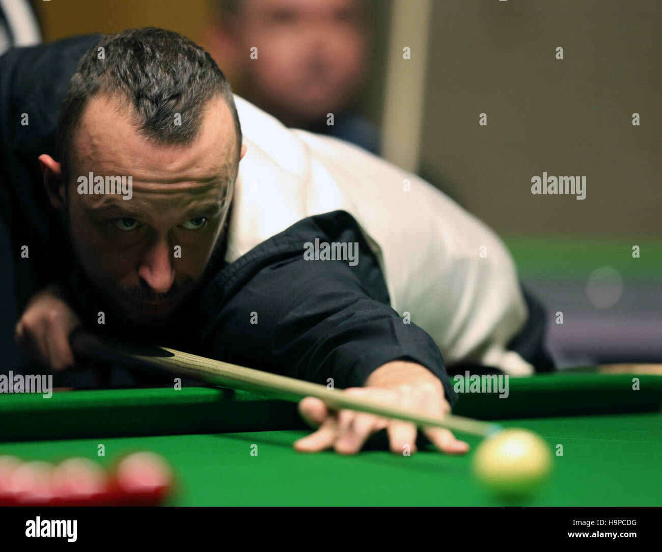 Michael Wild in action during his first round match against Alan McManus during day three of the Betway UK Championships 2016, at the York Barbican. PRESS ASSOCIATION Photo. Picture date: Thursday November 24, 2016. See PA story SNOOKER York. Photo credit should read: Simon Cooper/PA Wire Stock Photo