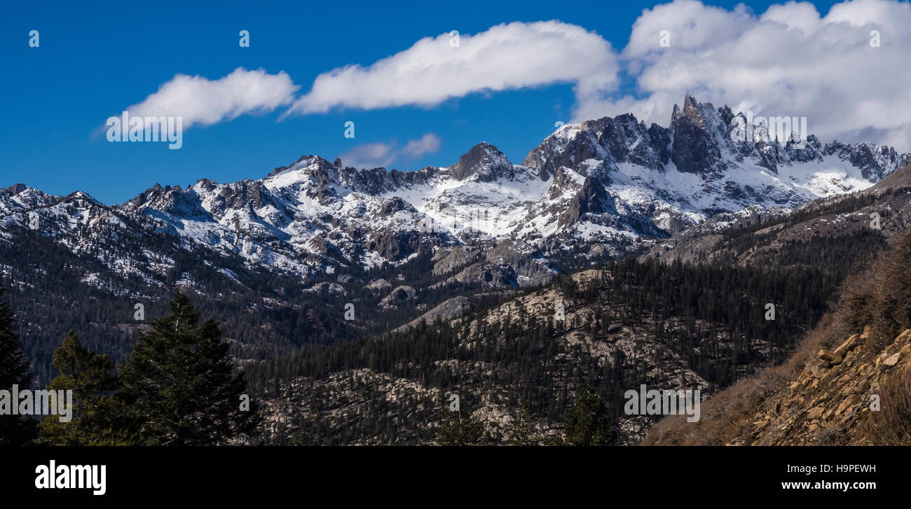 eastern sierras near mammoth lakes california us Stock Photo