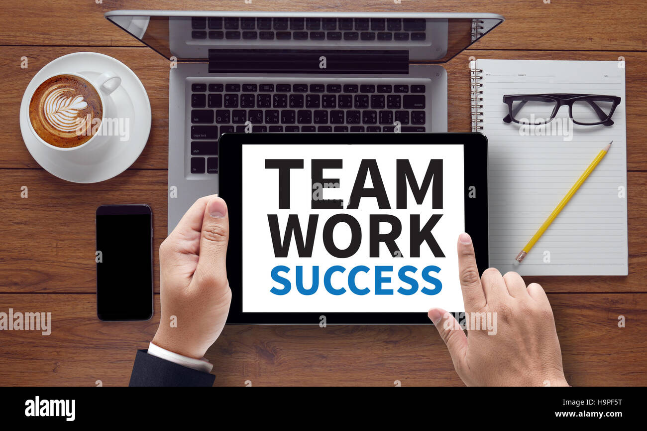 TEAMWORK SUCCESS CONCEPT Stock Photo - Alamy