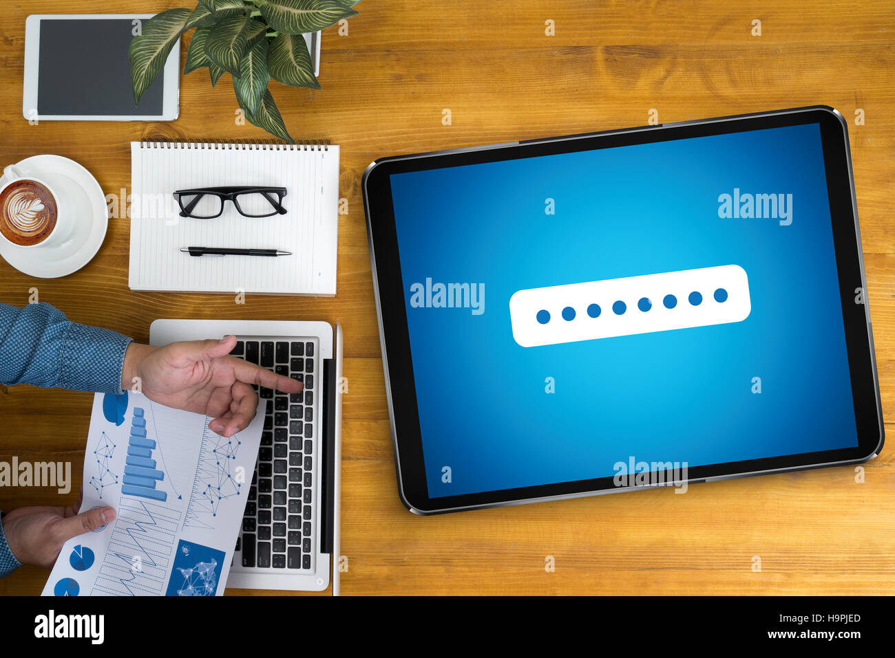Password Security Log in Technology Stock Photo